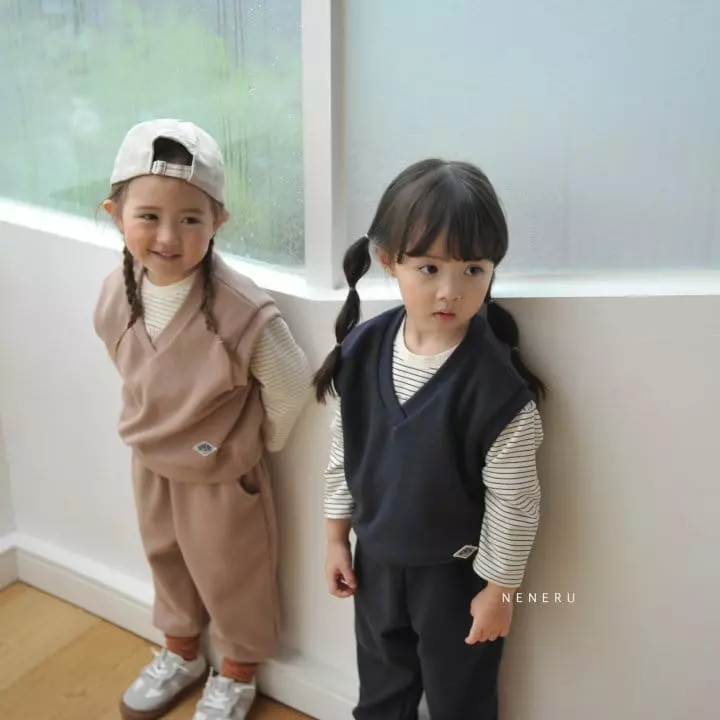 Neneru - Korean Children Fashion - #magicofchildhood - Hound Stripes Tee - 10
