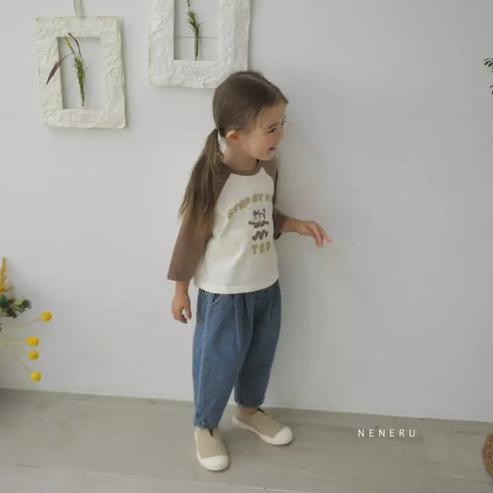 Neneru - Korean Children Fashion - #minifashionista - Step Bear Raglan Tee - 12