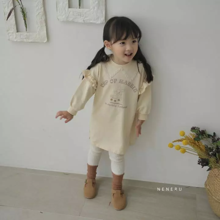 Neneru - Korean Children Fashion - #minifashionista - Kid Cup Rabbit One-piece - 5