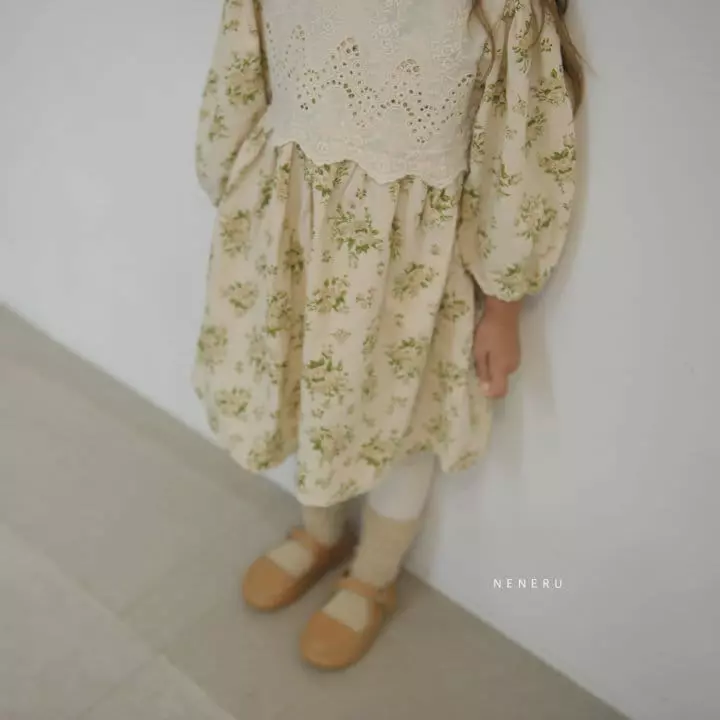 Neneru - Korean Children Fashion - #minifashionista - Four Garden One-piece - 7