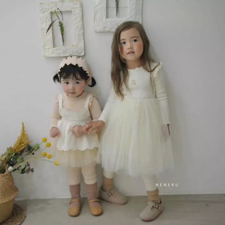 Neneru - Korean Children Fashion - #minifashionista - Cherry Sha One-piece