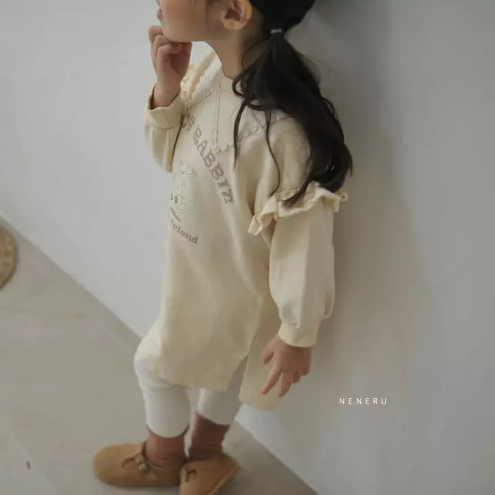 Neneru - Korean Children Fashion - #prettylittlegirls - Kid Cup Rabbit One-piece - 6