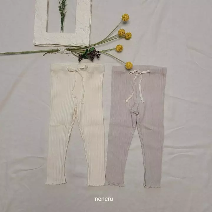 Neneru - Korean Children Fashion - #prettylittlegirls - Kid Basic Leggings - 2