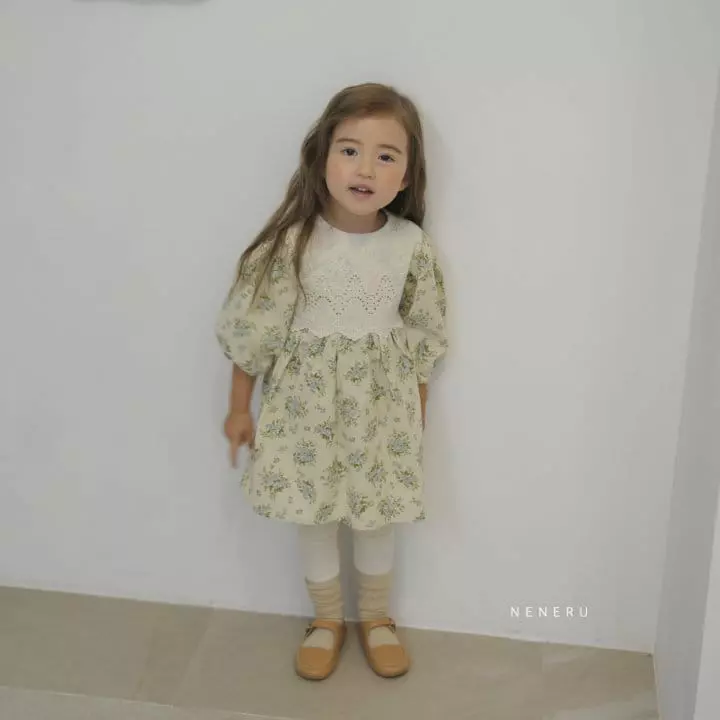 Neneru - Korean Children Fashion - #prettylittlegirls - Four Garden One-piece - 8