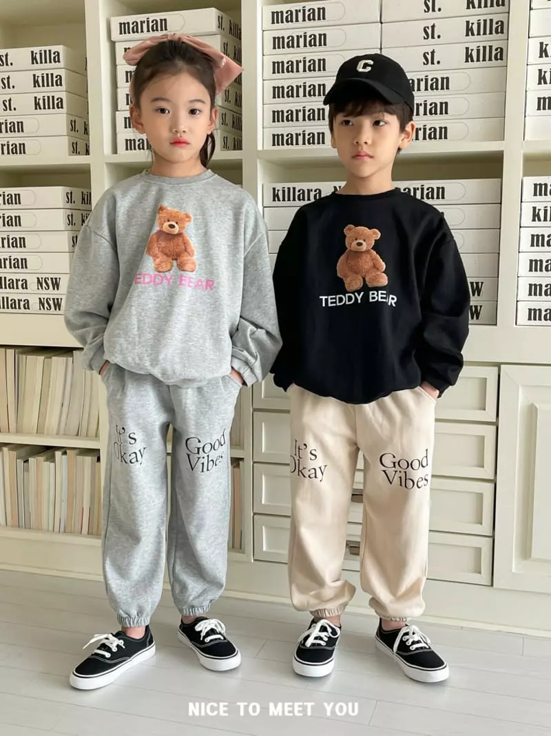 Nice To Meet You - Korean Children Fashion - #Kfashion4kids - Teddy Bear Swetshirt - 6