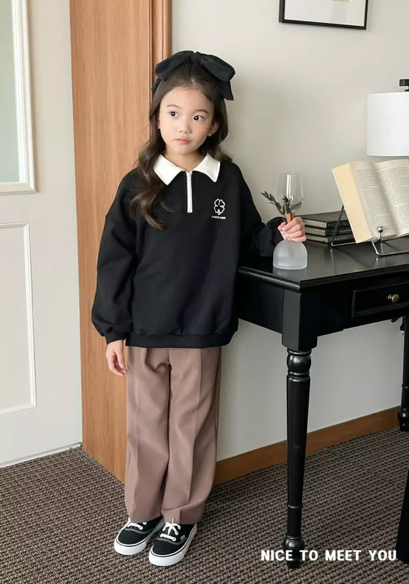 Nice To Meet You - Korean Children Fashion - #Kfashion4kids - Clover Sweatshirt - 5