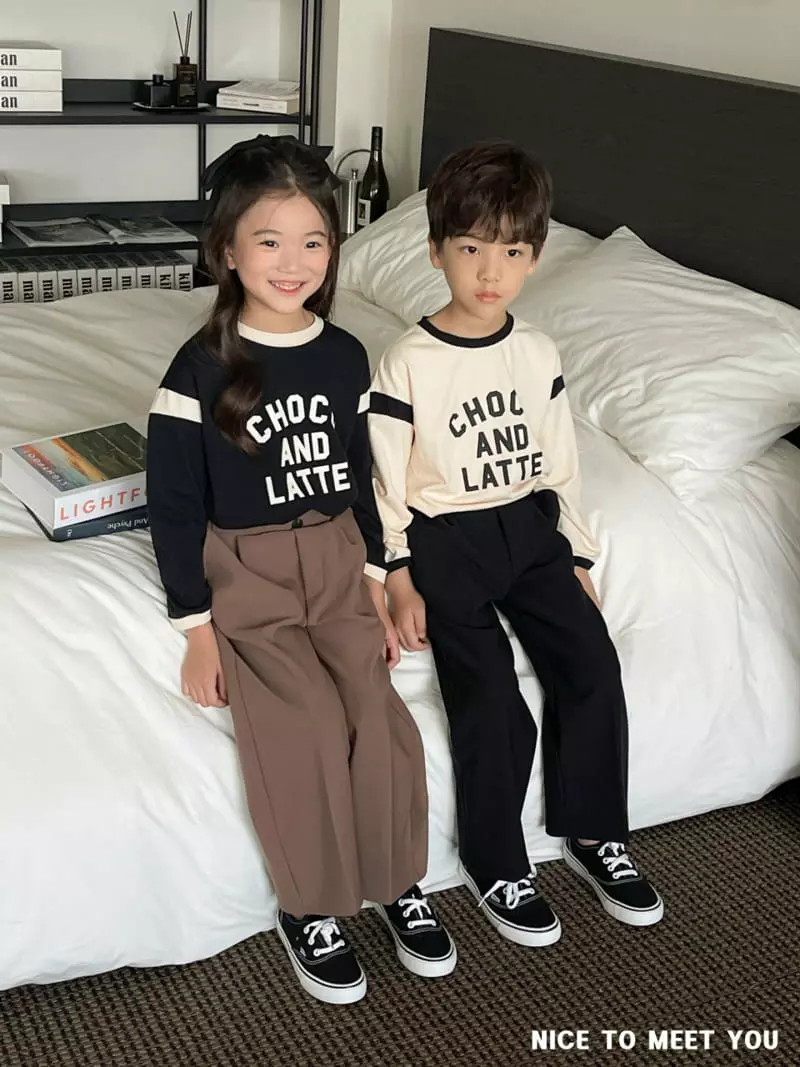 Nice To Meet You - Korean Children Fashion - #Kfashion4kids - Choco Latte Tee - 2