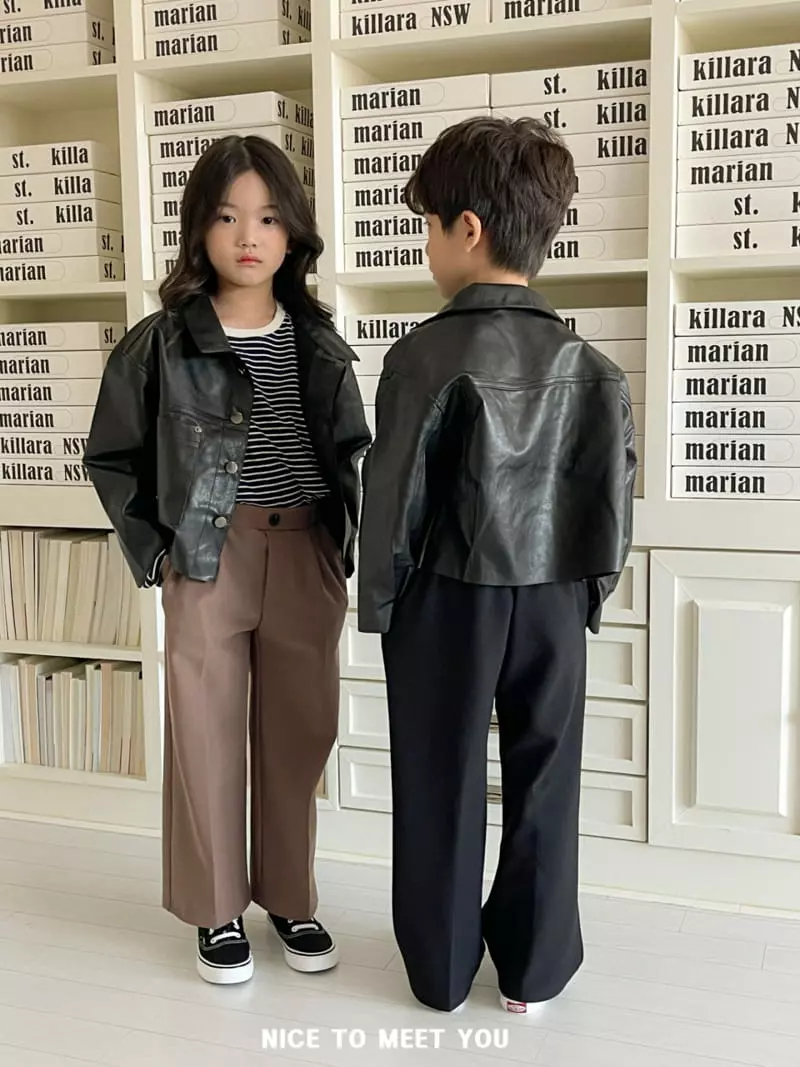 Nice To Meet You - Korean Children Fashion - #Kfashion4kids - Span Robin Pants - 9