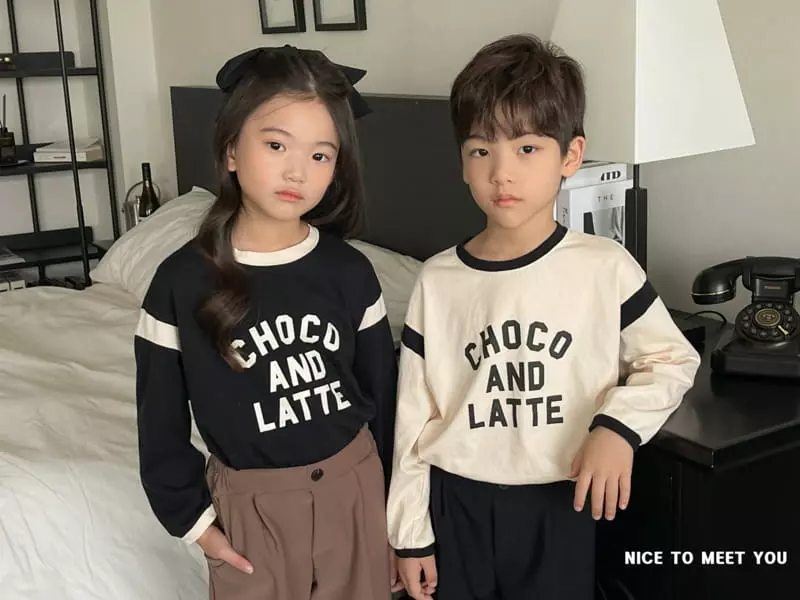 Nice To Meet You - Korean Children Fashion - #childofig - Choco Latte Tee - 10