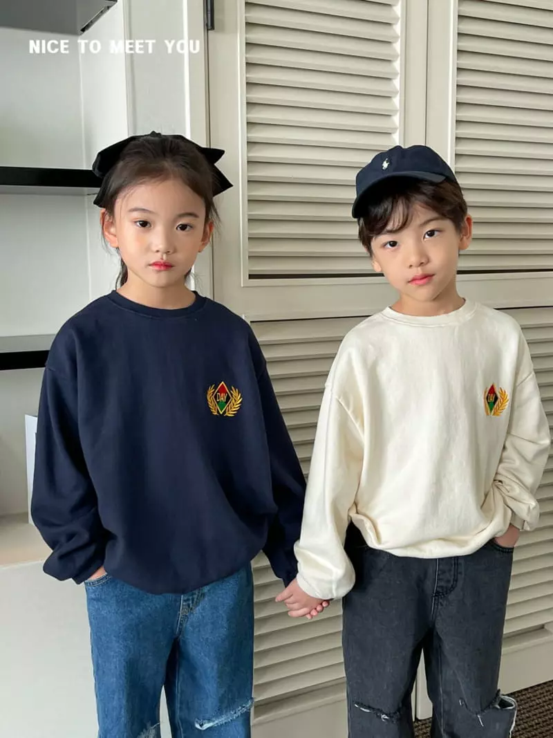 Nice To Meet You - Korean Children Fashion - #childofig - A Laurel Tree Sweatshirt - 7