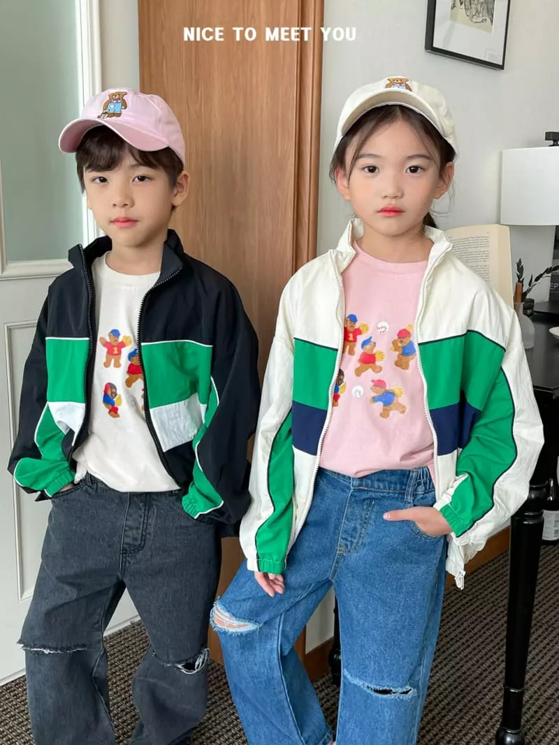 Nice To Meet You - Korean Children Fashion - #childofig - Baseball Tee - 5
