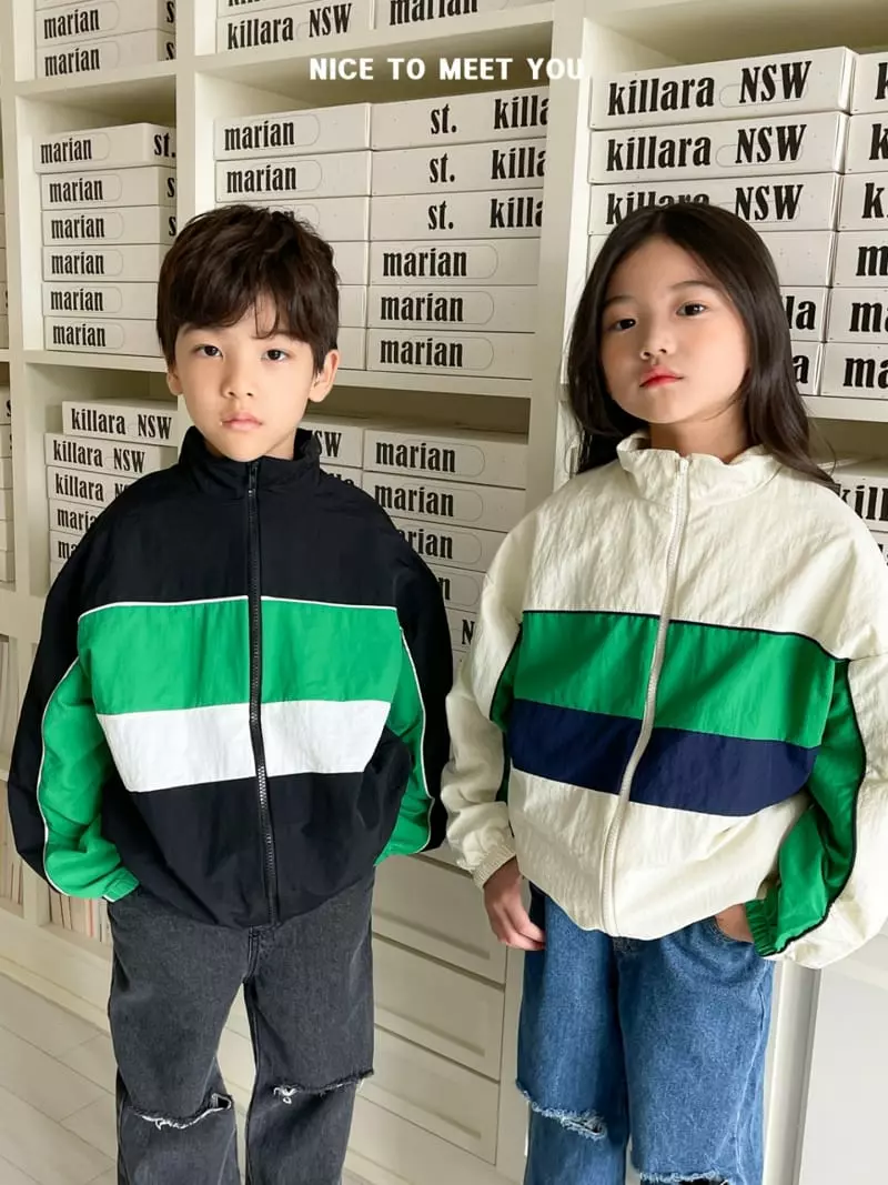 Nice To Meet You - Korean Children Fashion - #childofig - Sporty Jumper - 2
