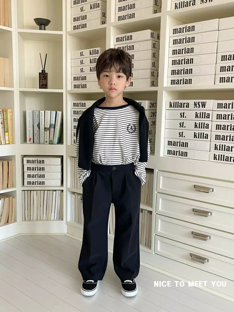 Nice To Meet You - Korean Children Fashion - #childofig - Span Robin Pants