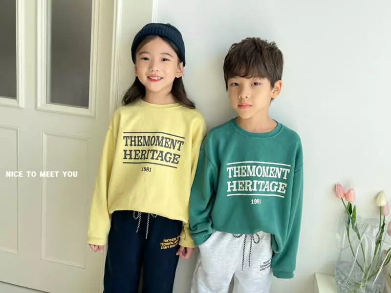 Nice To Meet You - Korean Children Fashion - #childofig - Moment Sweatshirt - 11