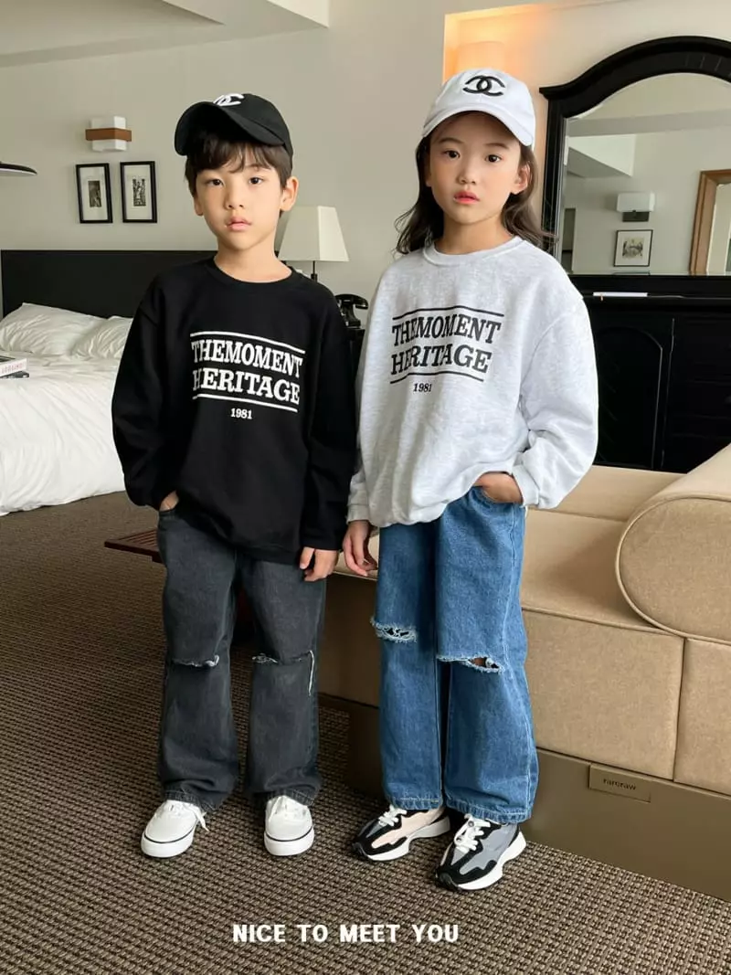 Nice To Meet You - Korean Children Fashion - #childofig - Moment Sweatshirt - 12