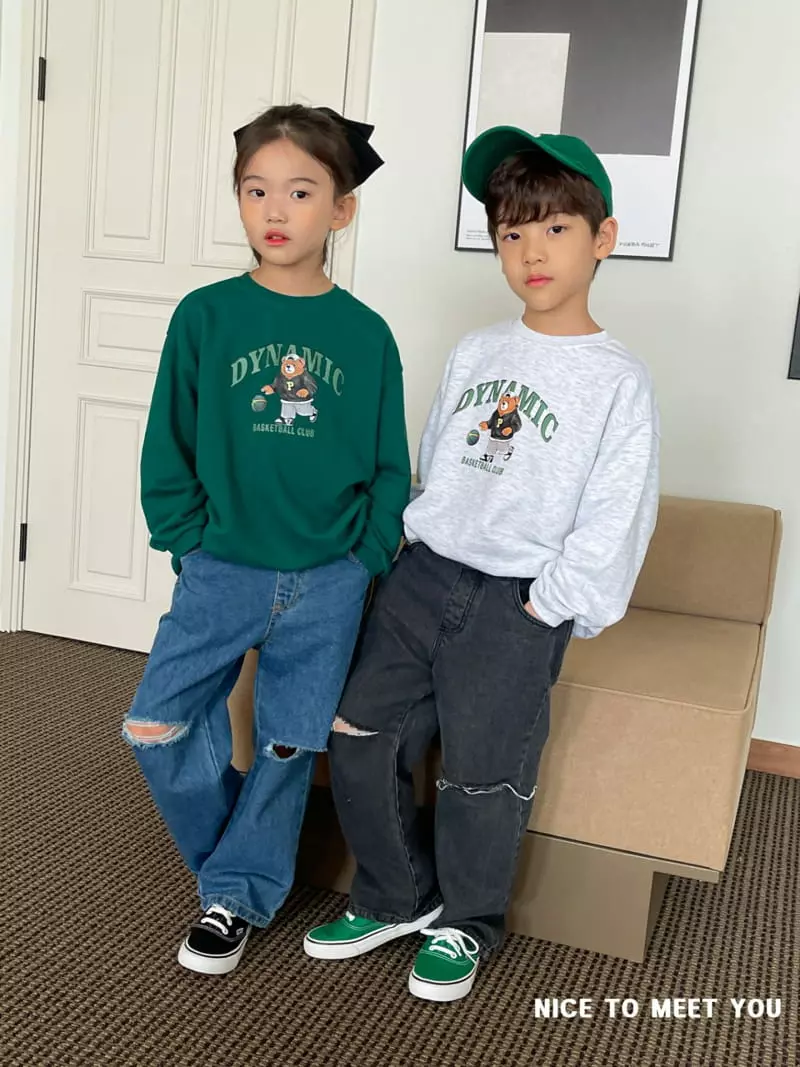 Nice To Meet You - Korean Children Fashion - #childofig - Danamic Sweatshirt - 5