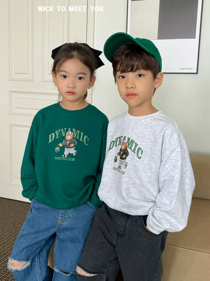 Nice To Meet You - Korean Children Fashion - #childofig - Danamic Sweatshirt - 6