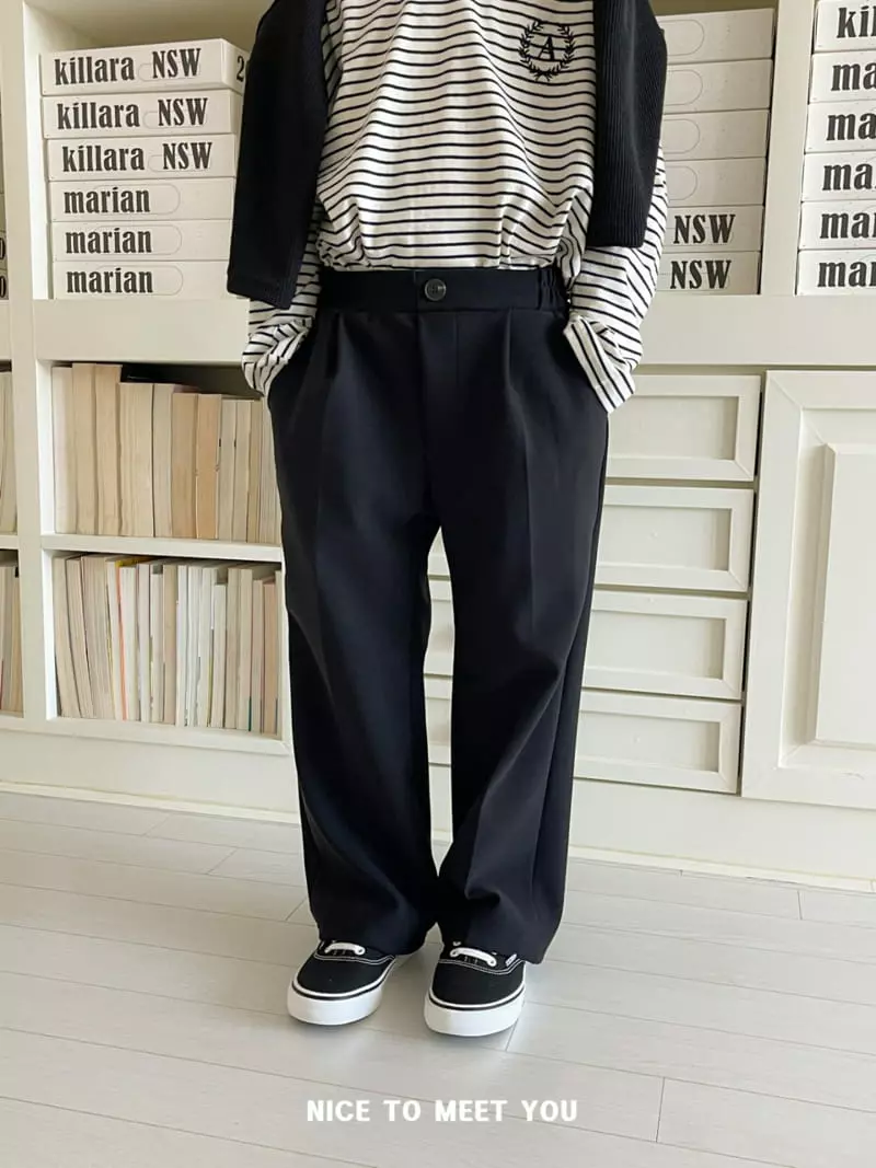 Nice To Meet You - Korean Children Fashion - #childrensboutique - Span Robin Pants - 2