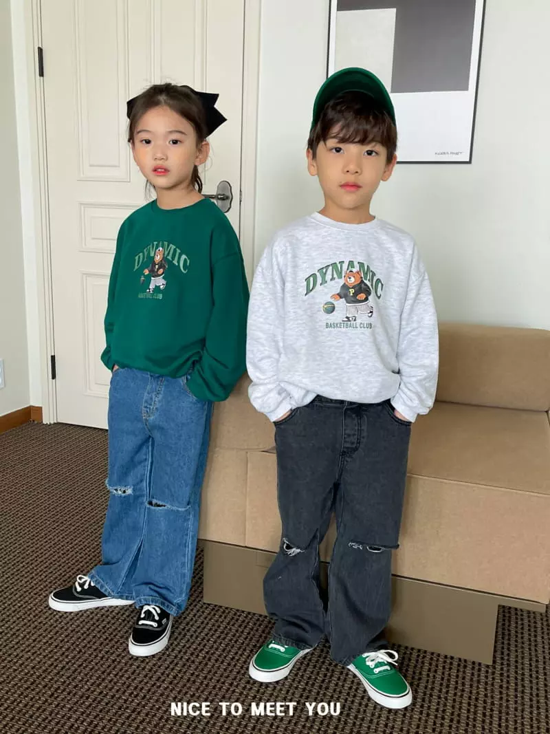 Nice To Meet You - Korean Children Fashion - #childrensboutique - Danamic Sweatshirt - 7