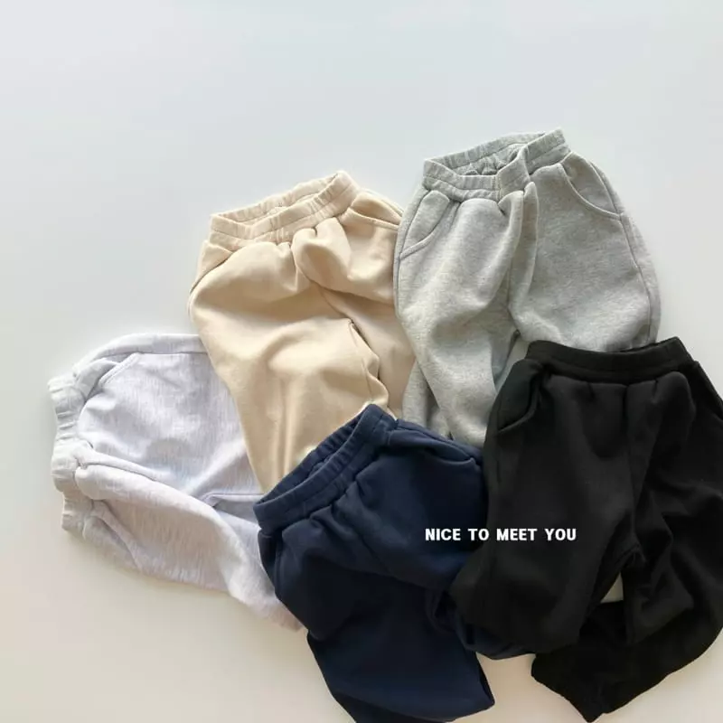 Nice To Meet You - Korean Children Fashion - #designkidswear - Temtem Pants