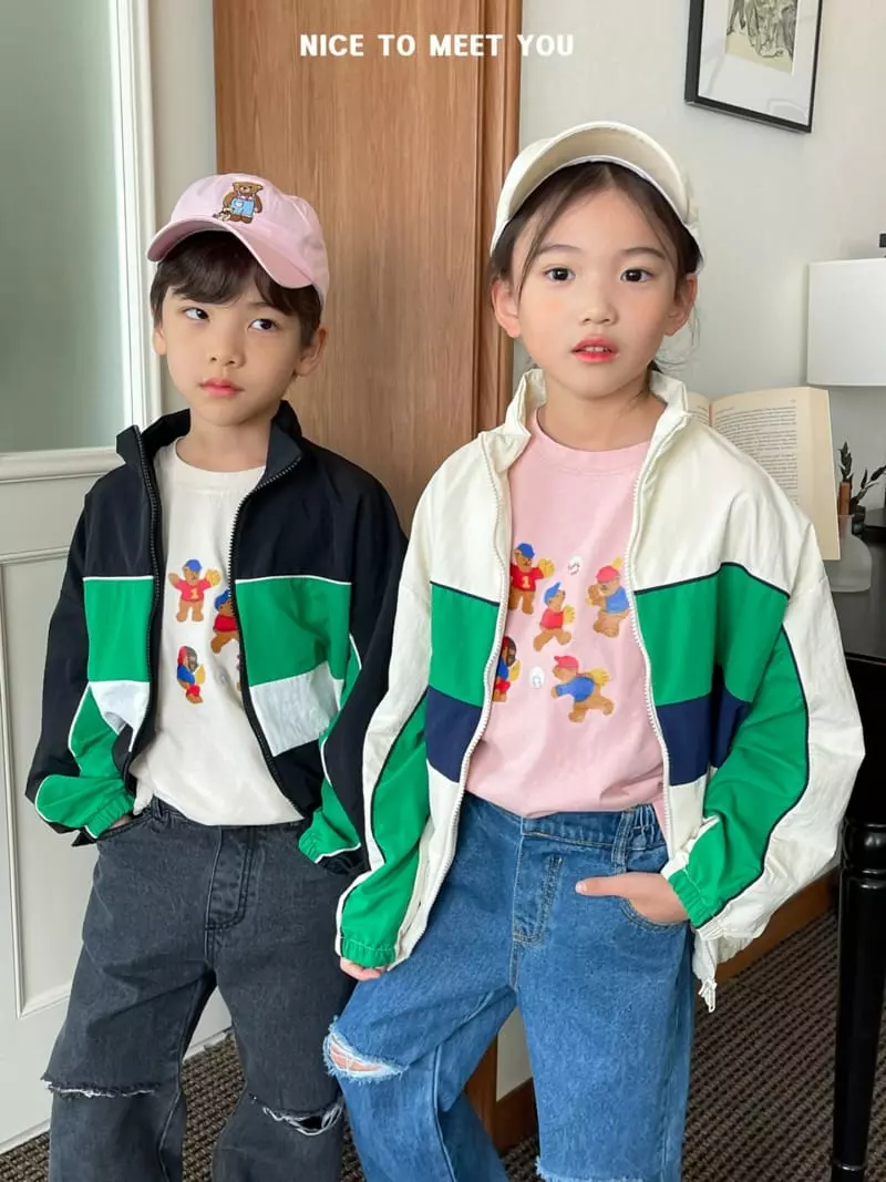 Nice To Meet You - Korean Children Fashion - #designkidswear - Baseball Tee - 7