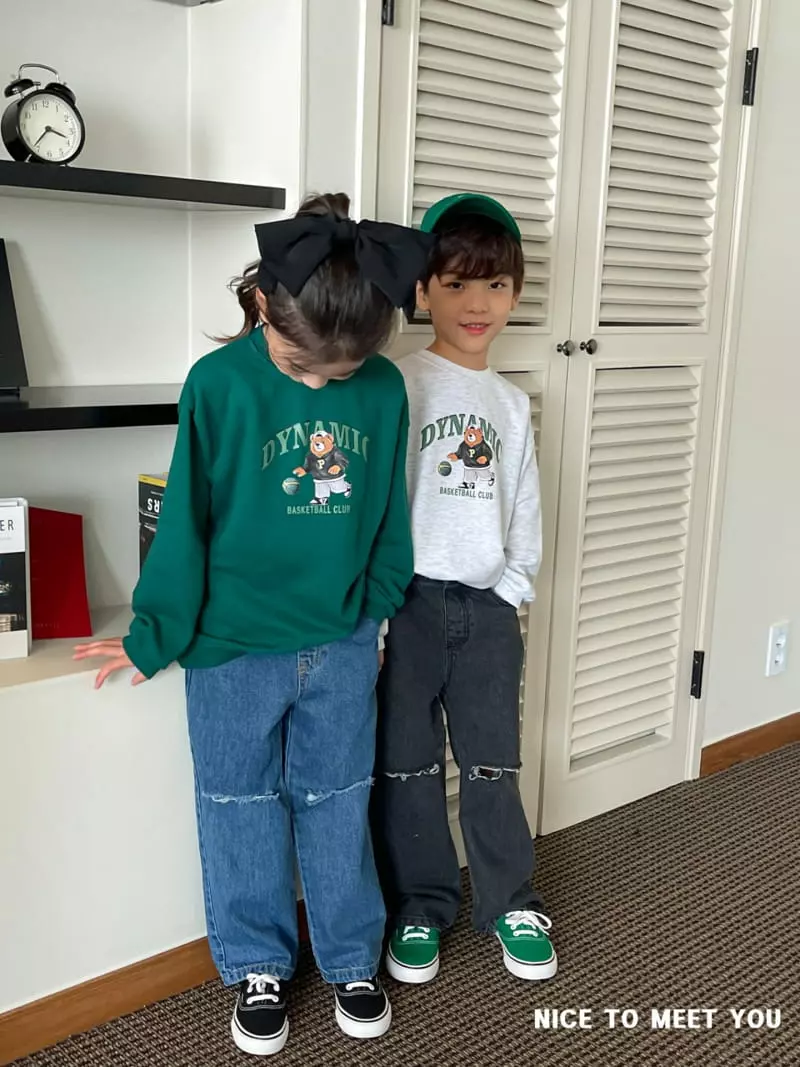 Nice To Meet You - Korean Children Fashion - #discoveringself - Danamic Sweatshirt - 9