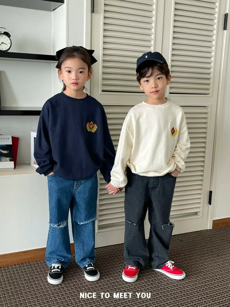 Nice To Meet You - Korean Children Fashion - #fashionkids - A Laurel Tree Sweatshirt - 11