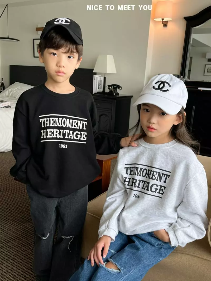 Nice To Meet You - Korean Children Fashion - #fashionkids - Moment Sweatshirt - 2