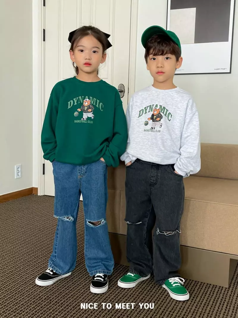 Nice To Meet You - Korean Children Fashion - #fashionkids - Danamic Sweatshirt - 10