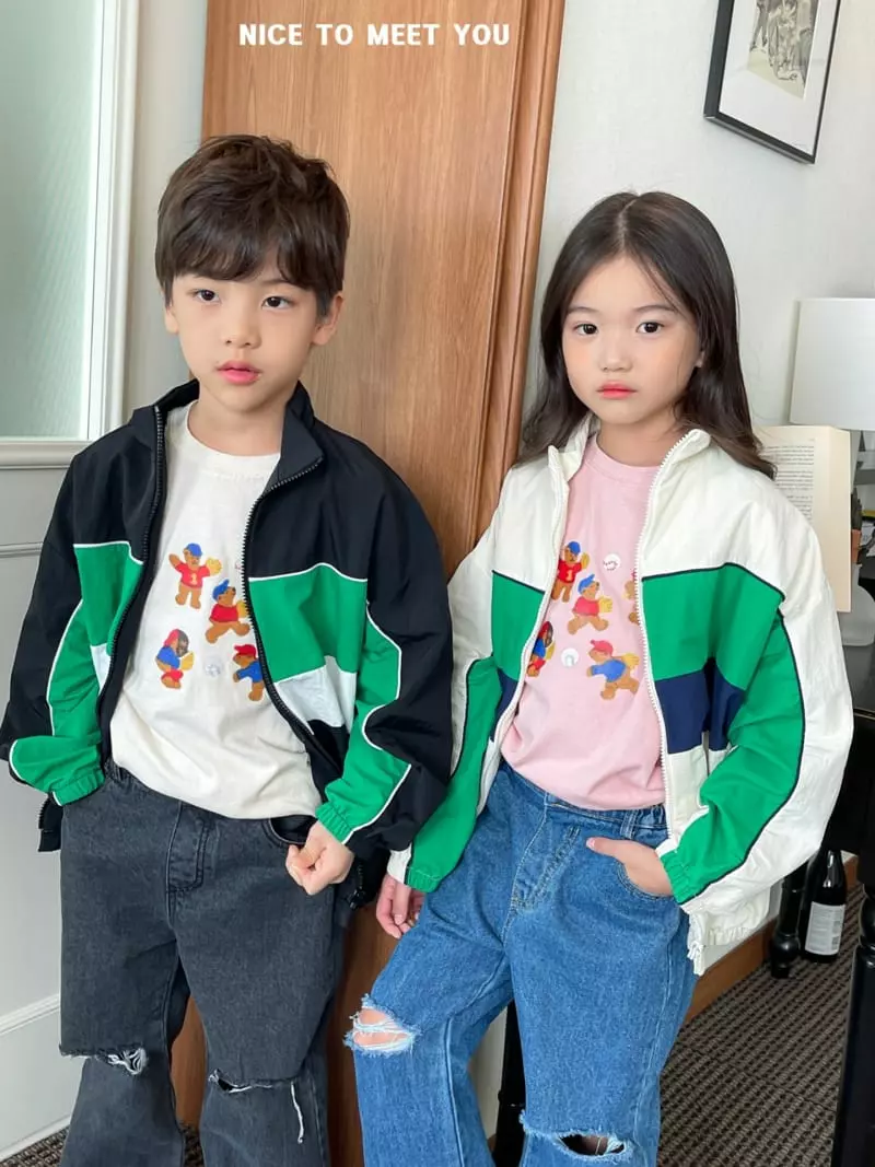 Nice To Meet You - Korean Children Fashion - #kidsshorts - Baseball Tee - 10