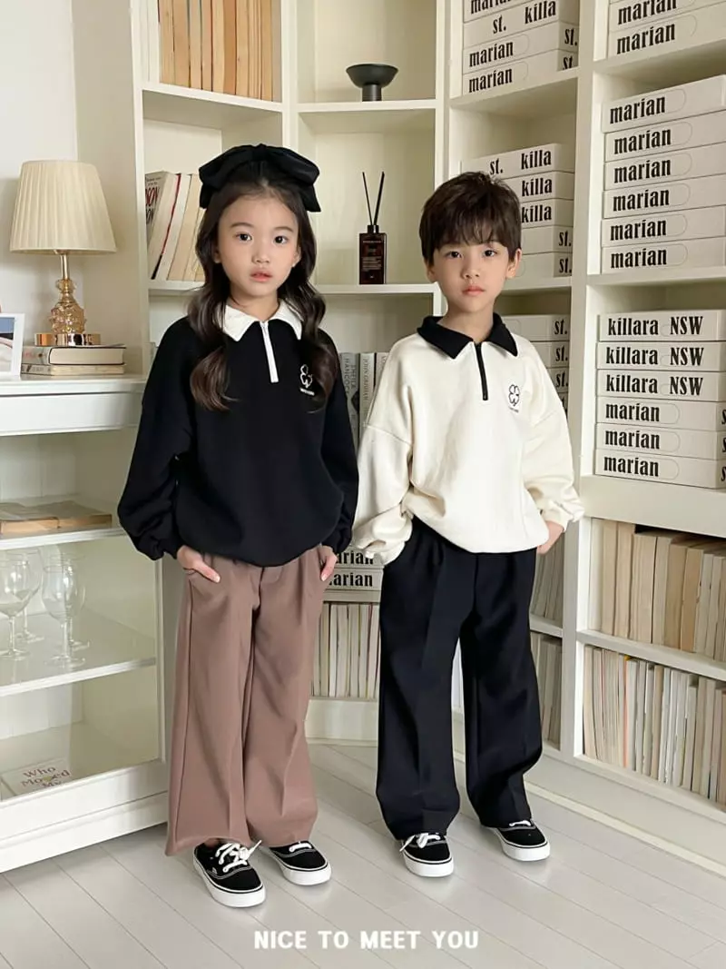 Nice To Meet You - Korean Children Fashion - #kidsshorts - Span Robin Pants - 6
