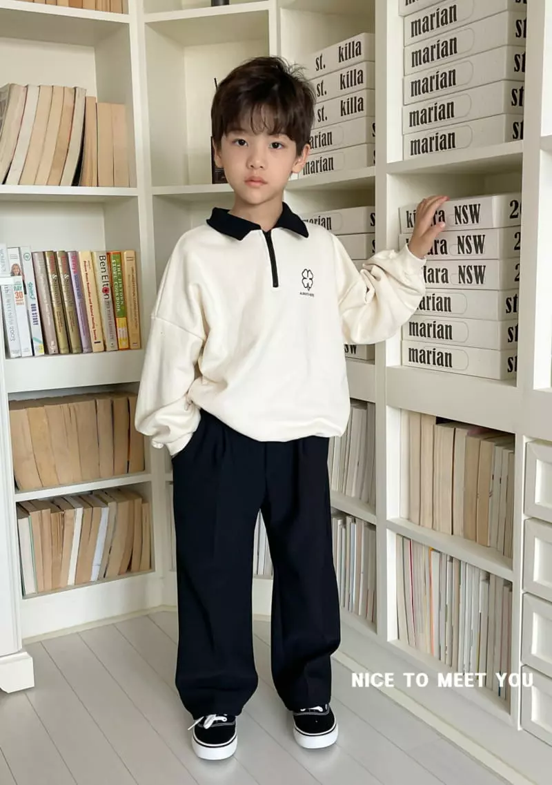 Nice To Meet You - Korean Children Fashion - #kidsstore - Clover Sweatshirt - 3
