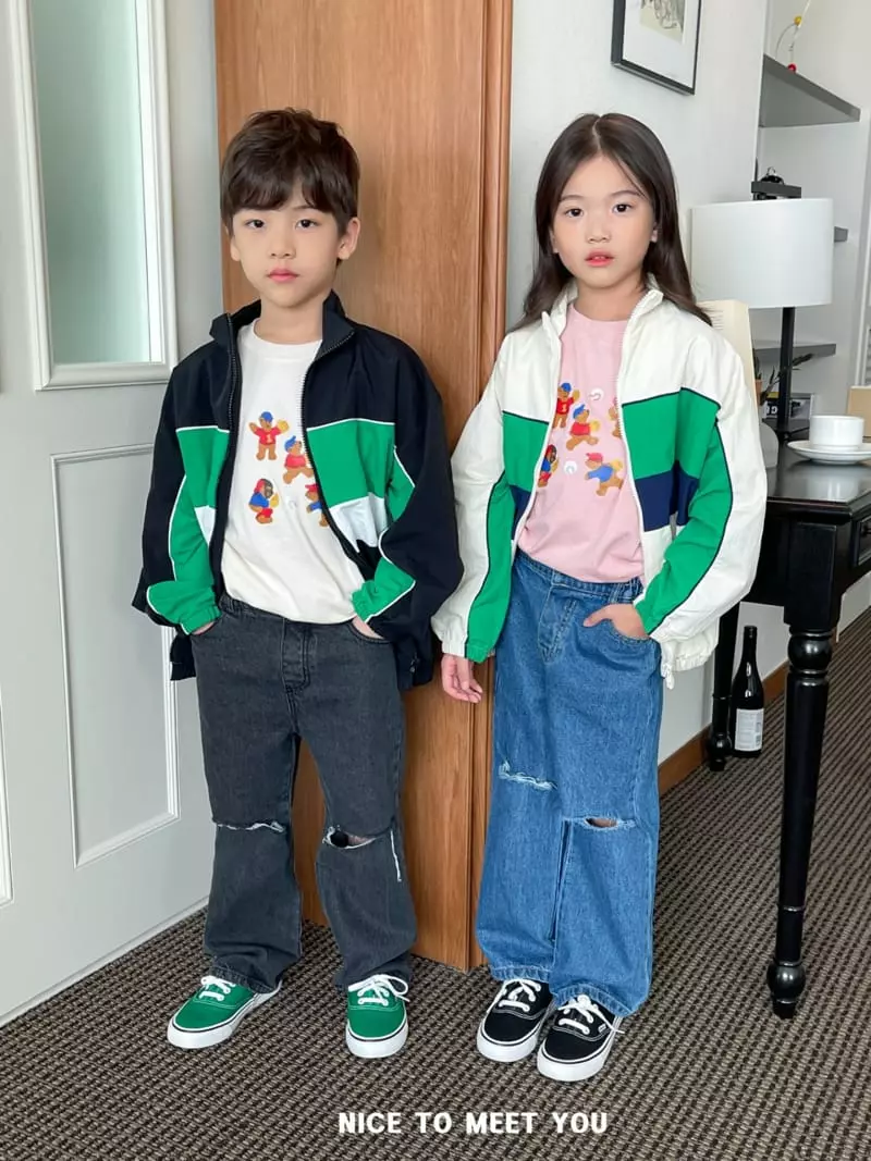 Nice To Meet You - Korean Children Fashion - #kidsstore - Baseball Tee - 11