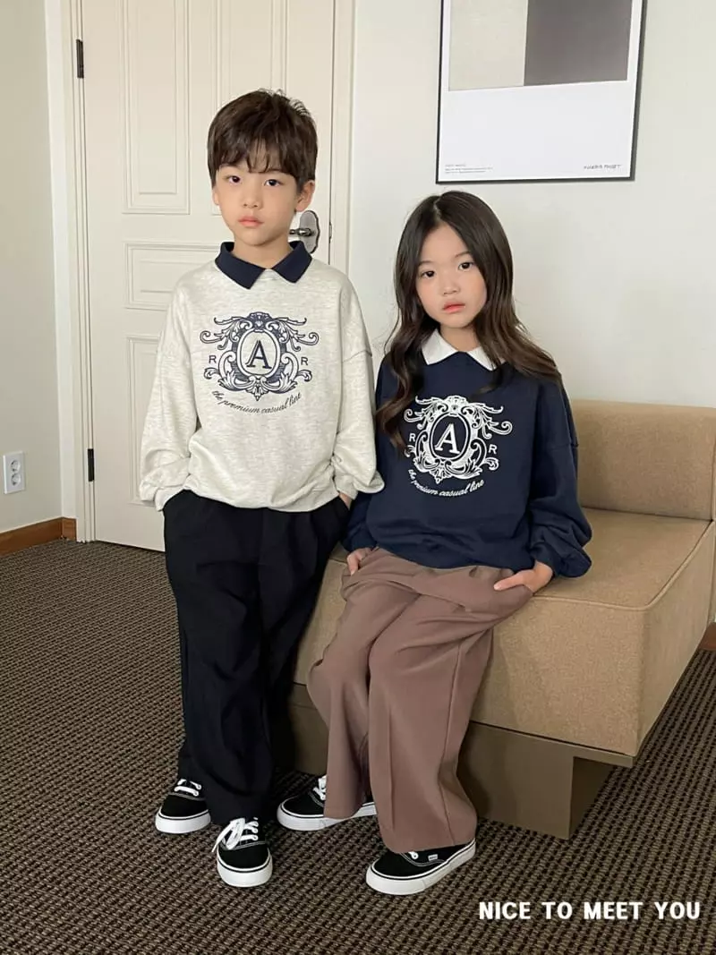Nice To Meet You - Korean Children Fashion - #kidsstore - Royal Banding Sweatshirt - 3