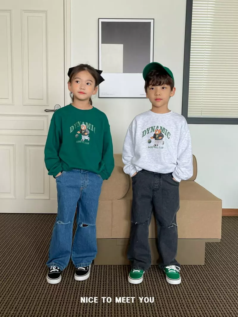 Nice To Meet You - Korean Children Fashion - #kidsstore - Danamic Sweatshirt - 12