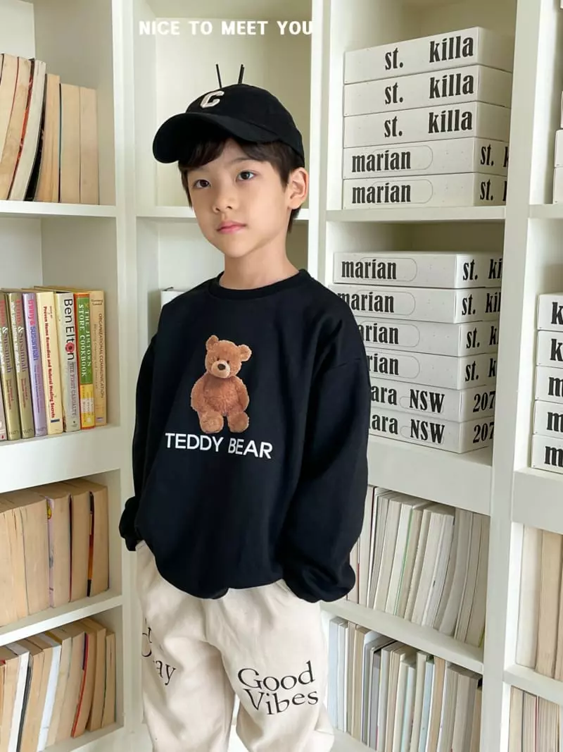Nice To Meet You - Korean Children Fashion - #kidzfashiontrend - Teddy Bear Swetshirt - 5