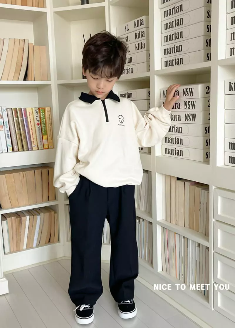 Nice To Meet You - Korean Children Fashion - #kidsstore - Clover Sweatshirt - 4