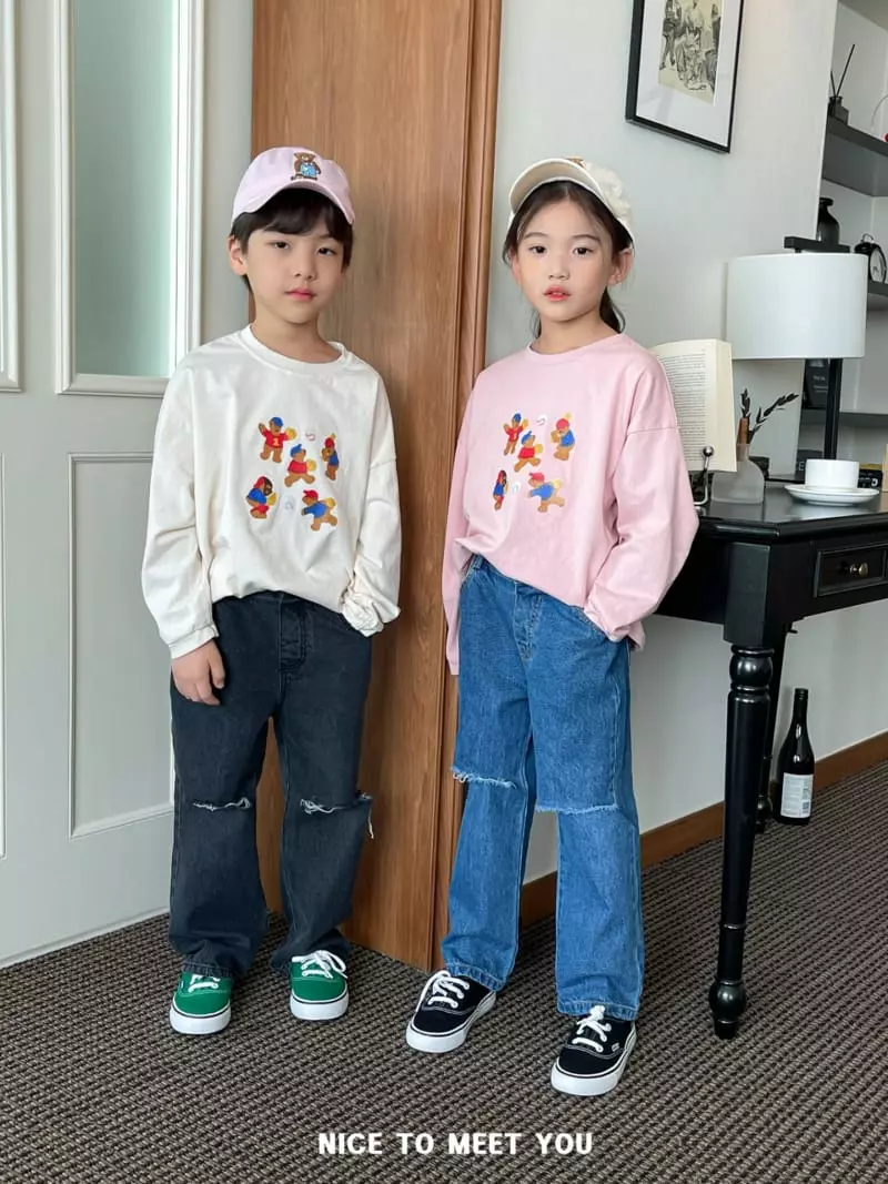 Nice To Meet You - Korean Children Fashion - #kidzfashiontrend - Baseball Tee - 12