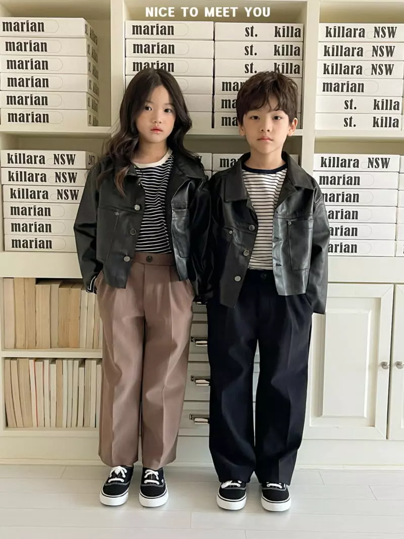 Nice To Meet You - Korean Children Fashion - #kidzfashiontrend - Span Robin Pants - 8