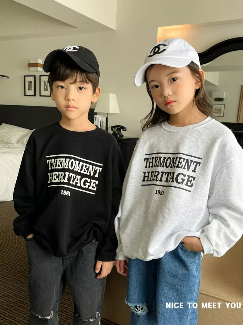 Nice To Meet You - Korean Children Fashion - #littlefashionista - Moment Sweatshirt - 7