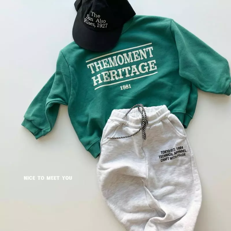 Nice To Meet You - Korean Children Fashion - #magicofchildhood - With Pants - 2