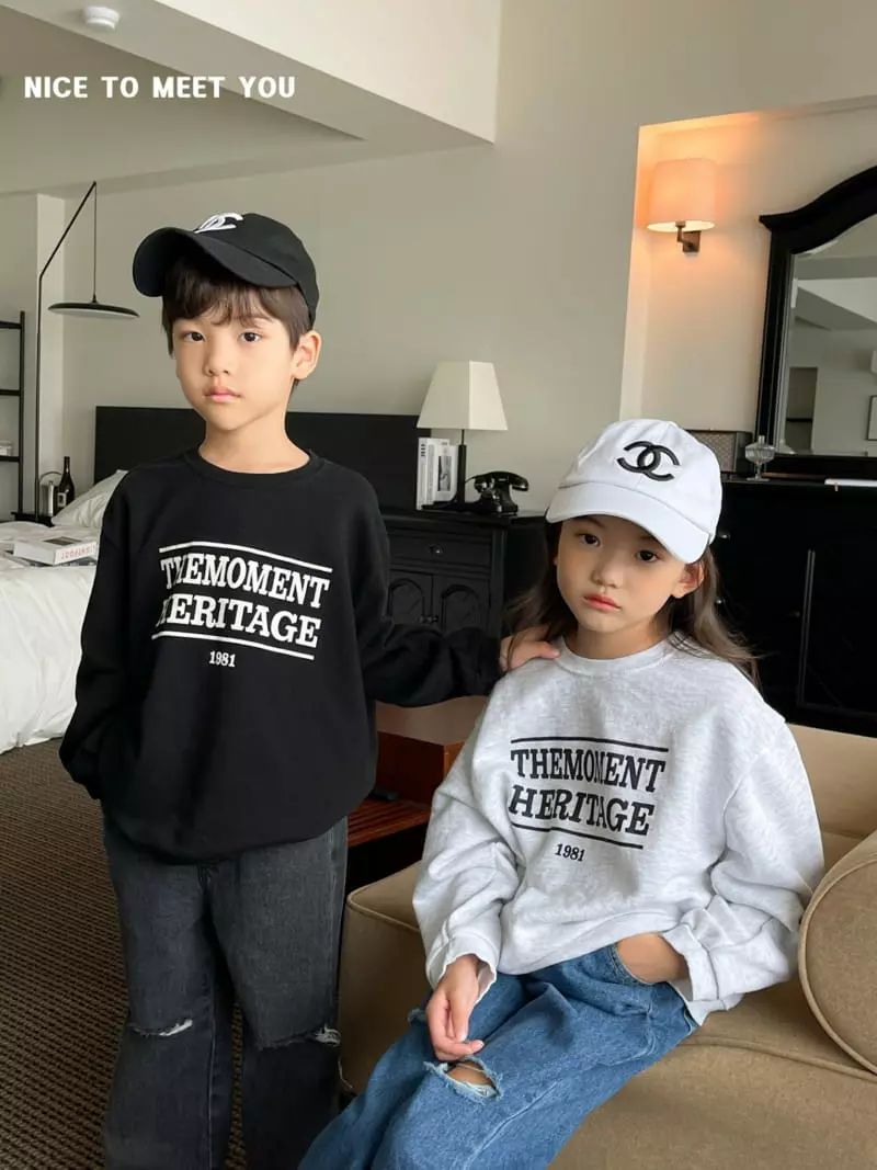 Nice To Meet You - Korean Children Fashion - #magicofchildhood - Moment Sweatshirt - 8