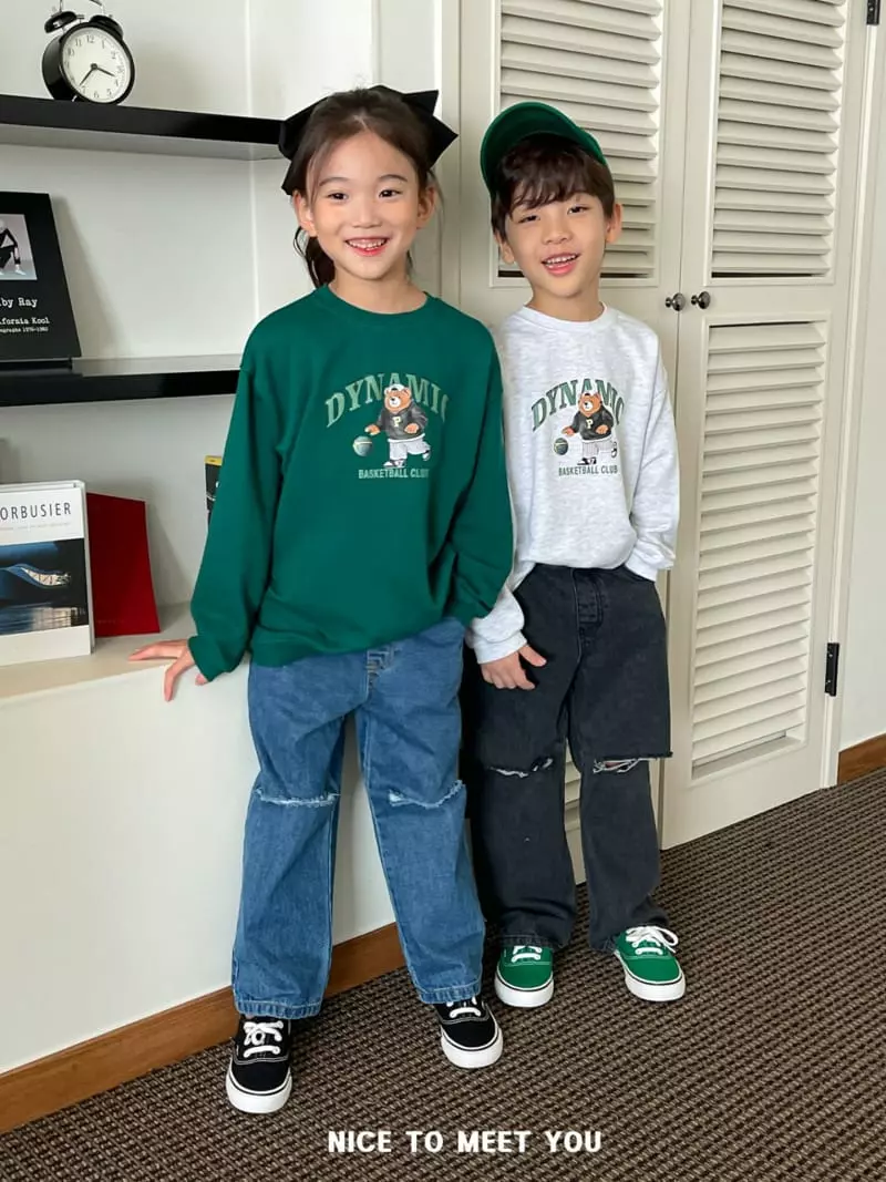 Nice To Meet You - Korean Children Fashion - #magicofchildhood - Danamic Sweatshirt - 2