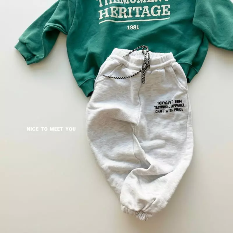 Nice To Meet You - Korean Children Fashion - #minifashionista - With Pants - 3