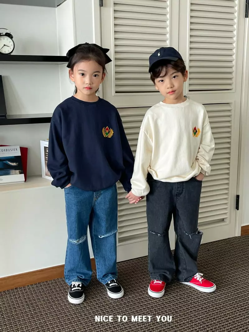 Nice To Meet You - Korean Children Fashion - #minifashionista - A Laurel Tree Sweatshirt - 2