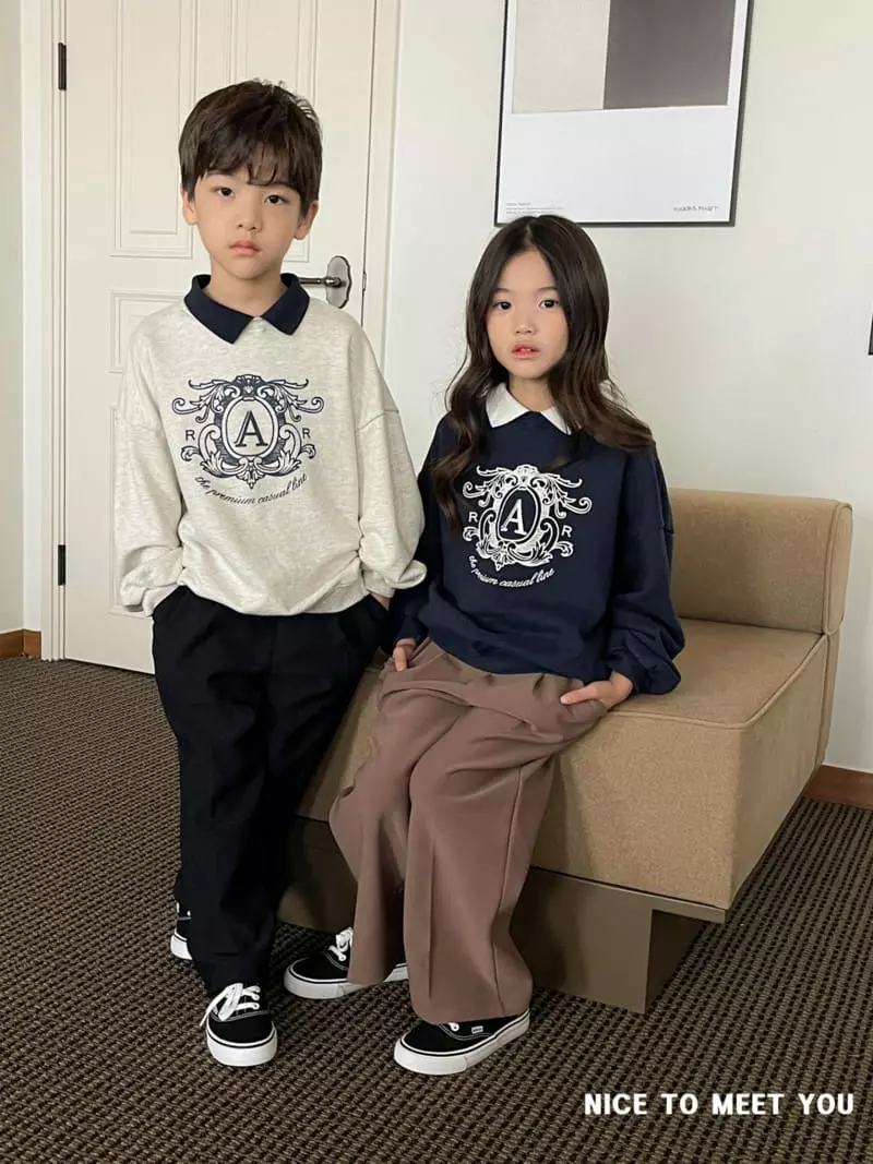Nice To Meet You - Korean Children Fashion - #minifashionista - Royal Banding Sweatshirt - 8