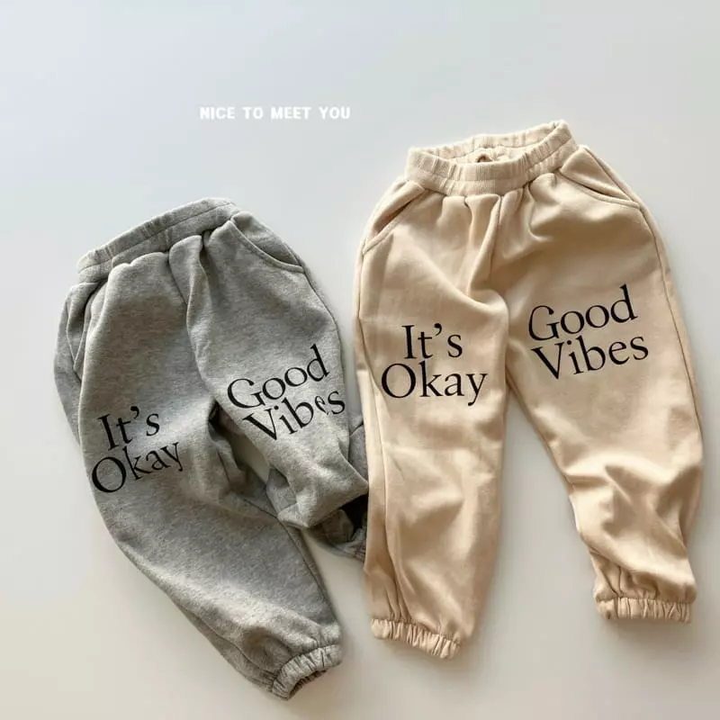 Nice To Meet You - Korean Children Fashion - #minifashionista - OK Pants
