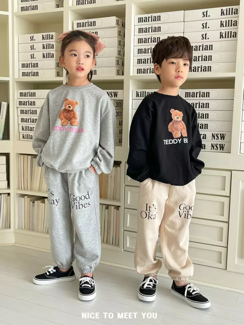 Nice To Meet You - Korean Children Fashion - #prettylittlegirls - Teddy Bear Swetshirt - 10