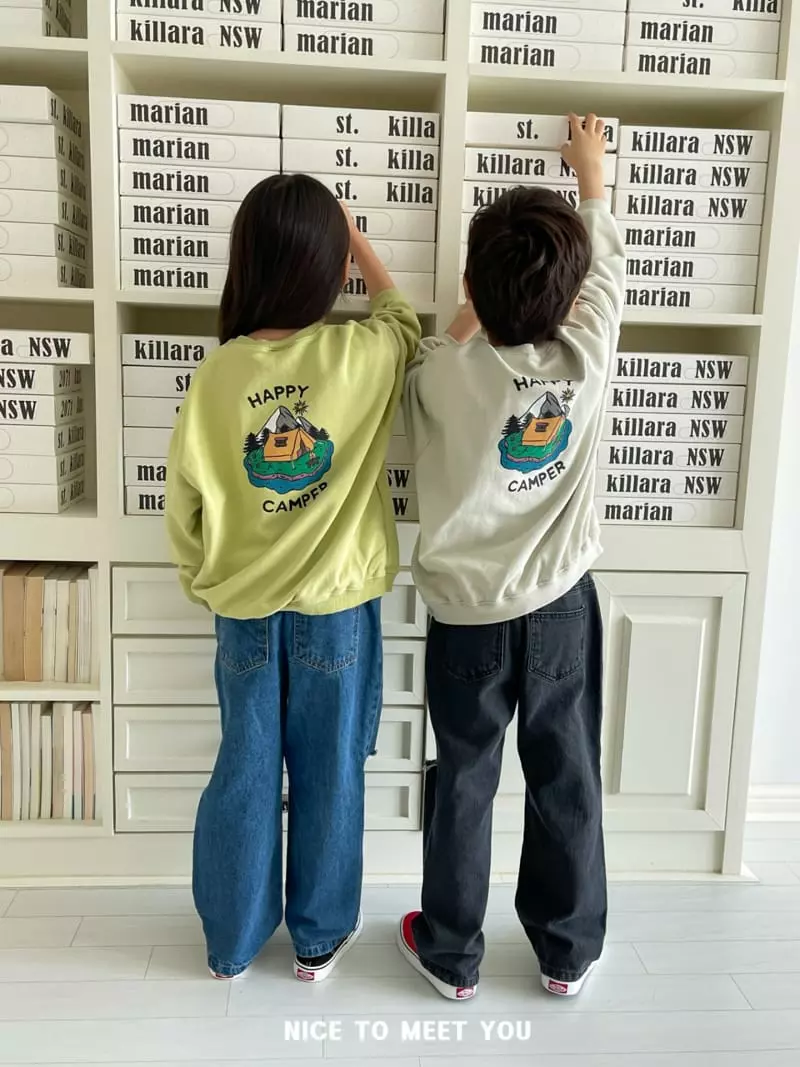 Nice To Meet You - Korean Children Fashion - #prettylittlegirls - Camper Sweatshirt - 7