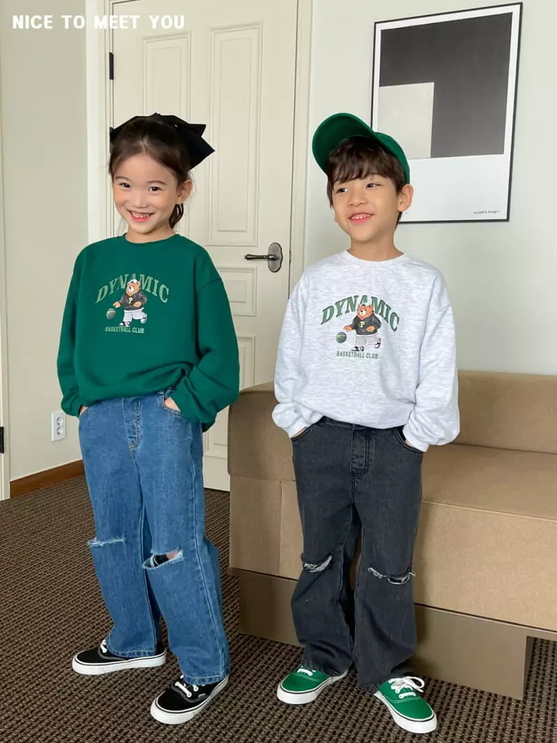 Nice To Meet You - Korean Children Fashion - #minifashionista - Danamic Sweatshirt - 4